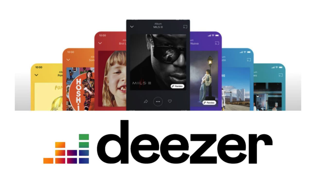 Deezer, service de streaming musical français