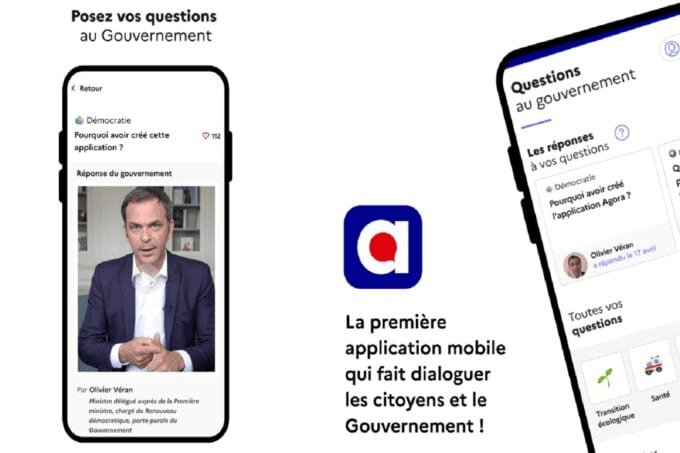 Pourvoir discuter avec Olivier Véran grâce à l'application Agora