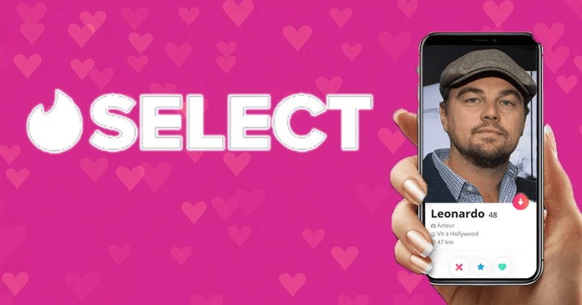 Nouvelle formule payante Tinder Select - Crédits : Kombini