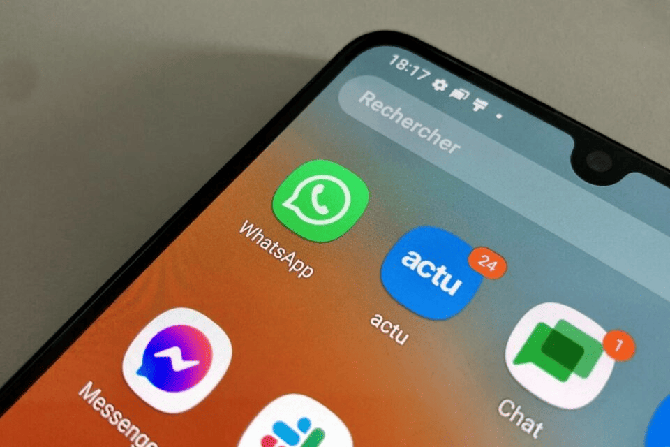 WhatsApp sur smartphone Android