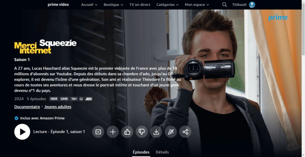 La série est composée de 5 épisodes