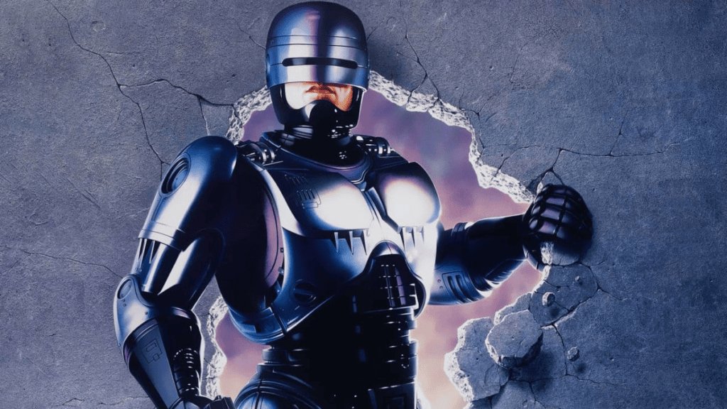 Affiche du premier film Robocop sorti en 1987