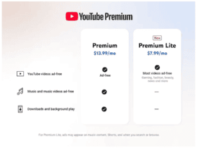 YouTube Premium Lite